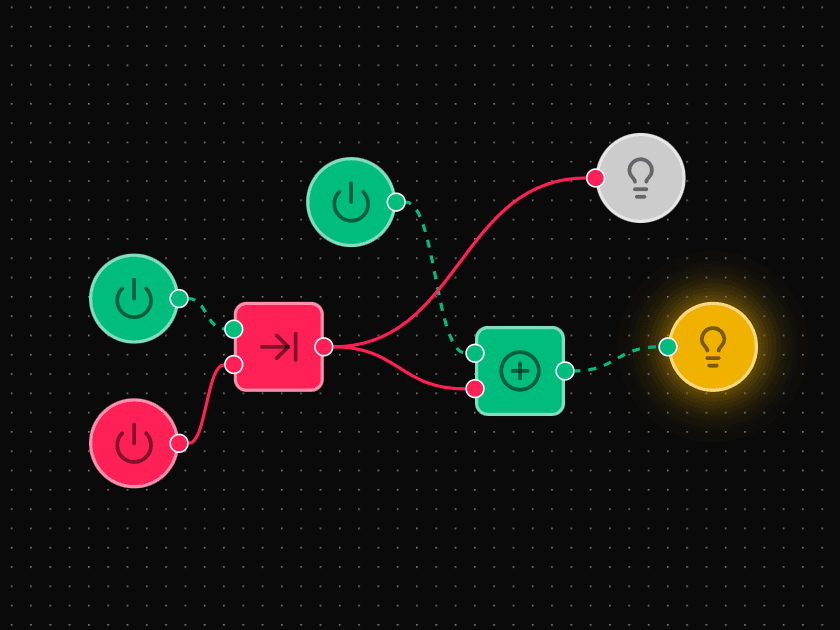 ⚙️ Logic Simulator (Flowline)